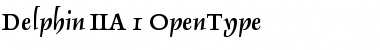Download Delphin IIA Font Title Preview
