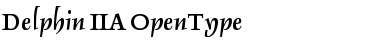 Download Delphin II Alt Font Title Preview