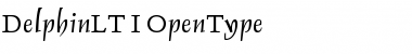 Download Delphin LT I Font Title Preview