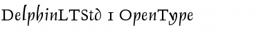 Download Delphin LT Std 1 Font Title Preview