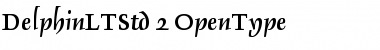 Download Delphin LT Std 2 Font Title Preview
