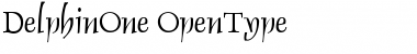 Download Delphin One Font Title Preview