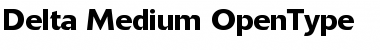 Download Delta Jaeger Medium Font Title Preview