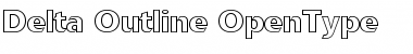 Download Delta Jaeger Outline Font Title Preview