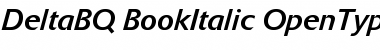 Download Delta BQ Regular Font Title Preview