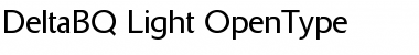 Download Delta BQ Regular Font Title Preview