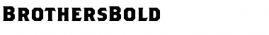 Download Brothers Regular Font Title Preview
