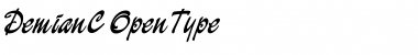Download DemianC Regular Font Title Preview