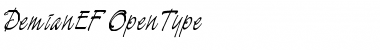 Download DemianEF Regular Font Title Preview