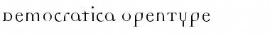 Download Democratica Roman Font Title Preview