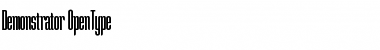 Download Demonstrator Regular Font Title Preview