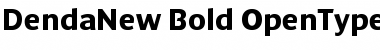 Download DendaNew Bold Font Title Preview