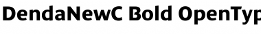 Download DendaNewC Bold Font Title Preview