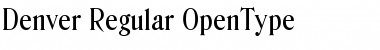 Download Denver-Regular Regular Font Title Preview