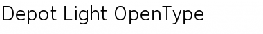 Download Depot Light Font Title Preview