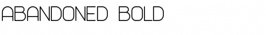 Download Abandoned Bold Font Title Preview