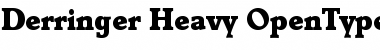 Download Derringer-Heavy Regular Font Title Preview