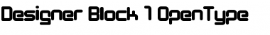 Download Designer Block Regular Font Title Preview