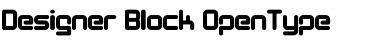 Download Designer Block Regular Font Title Preview