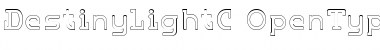 Download DestinyLightC Regular Font Title Preview