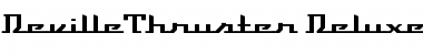 Download DevilleThruster DeluxeOne Font Title Preview