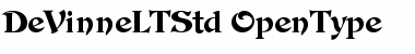 Download DeVinne LT Std Regular Font Title Preview
