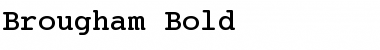 Download Brougham Bold Font