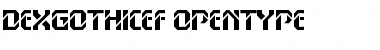 Download DexGothicEF Regular Font Title Preview