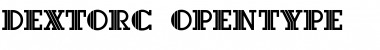 Download DextorC Regular Font Title Preview