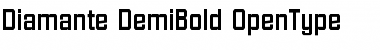 Download Diamante-DemiBold Regular Font Title Preview