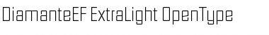 Download DiamanteEF ExtraLight Font Title Preview