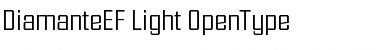Download DiamanteEF Light Font Title Preview