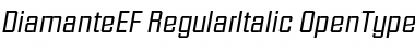 Download DiamanteEF RegularItalic Font Title Preview