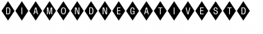 Download Diamond Negative Std Regular Font Title Preview