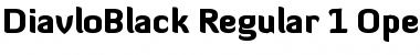 Download Diavlo Black Font Title Preview