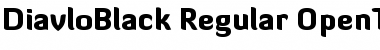 Download Diavlo Black Font Title Preview