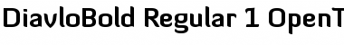 Download Diavlo Bold Font Title Preview