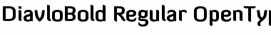 Download Diavlo Bold Font Title Preview