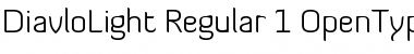 Download Diavlo Light Font Title Preview