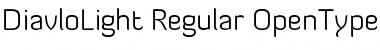 Download Diavlo Light Font Title Preview