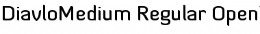 Download Diavlo Medium Font Title Preview