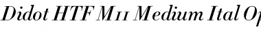 Download Didot HTF-M11-Medium-Ital Font Title Preview