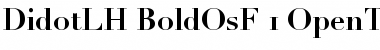Download Linotype Didot Bold Oldstyle Figures Font Title Preview