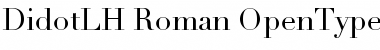 Download Linotype Didot Roman Font Title Preview