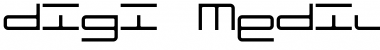 Download digi Medium Font Title Preview