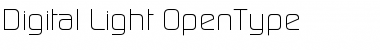 Download Digital-Light Regular Font Title Preview