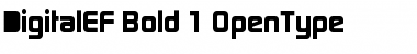Download DigitalEF Bold Font Title Preview