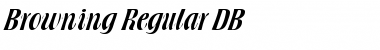 Download Browning DB Regular Font Title Preview