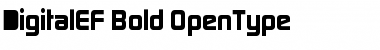 Download DigitalEF Bold Font Title Preview