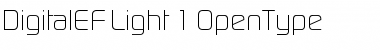 Download DigitalEF Light Font Title Preview